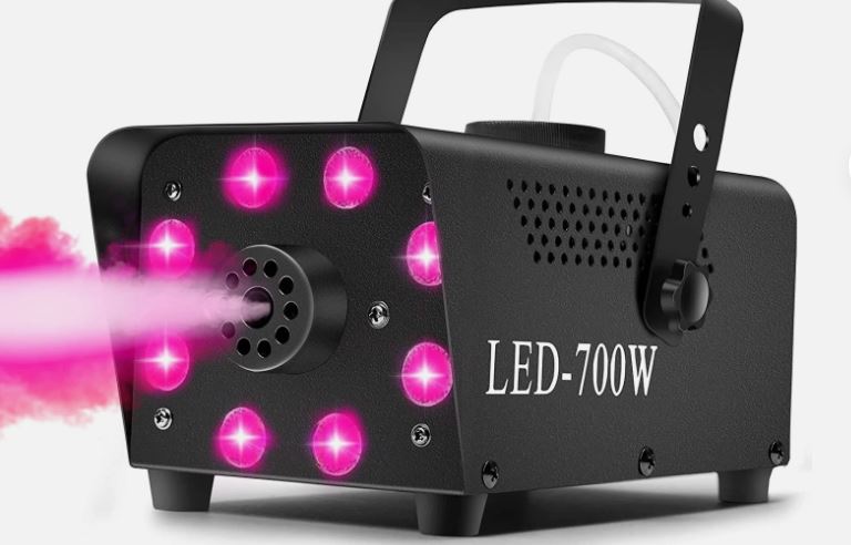 RGB Nebelmaschine 700W 13 Farben 8 LED Mini Rauchmaschine