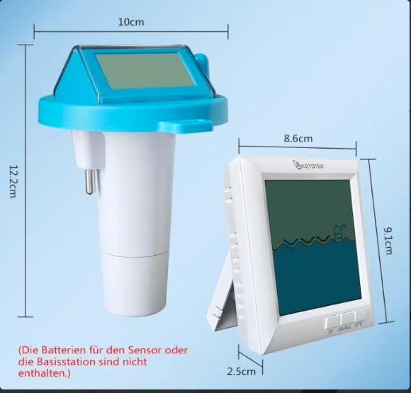 Ketotek Wireless Pool Thermometer – Digitales Schwimmbad- & Pool
