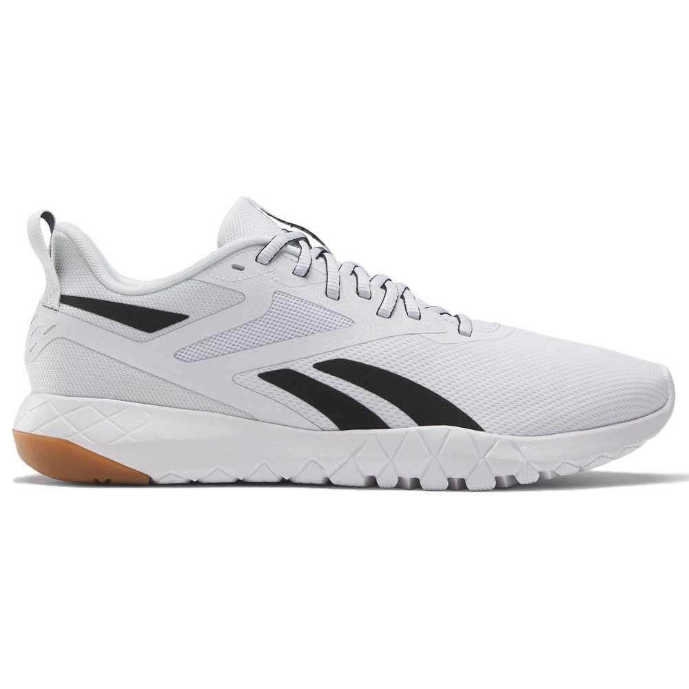 Reebok Flexagon Force 4, Men's Trainers, Chalk Cblack Spogre, 40.5 EU