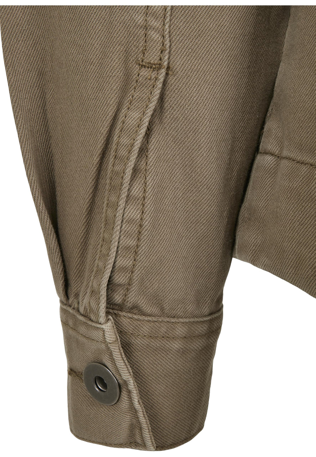 Urban Classics Damen Oversized Shirt Jacket – Khaki, 100 % Baumwolle Größe: M