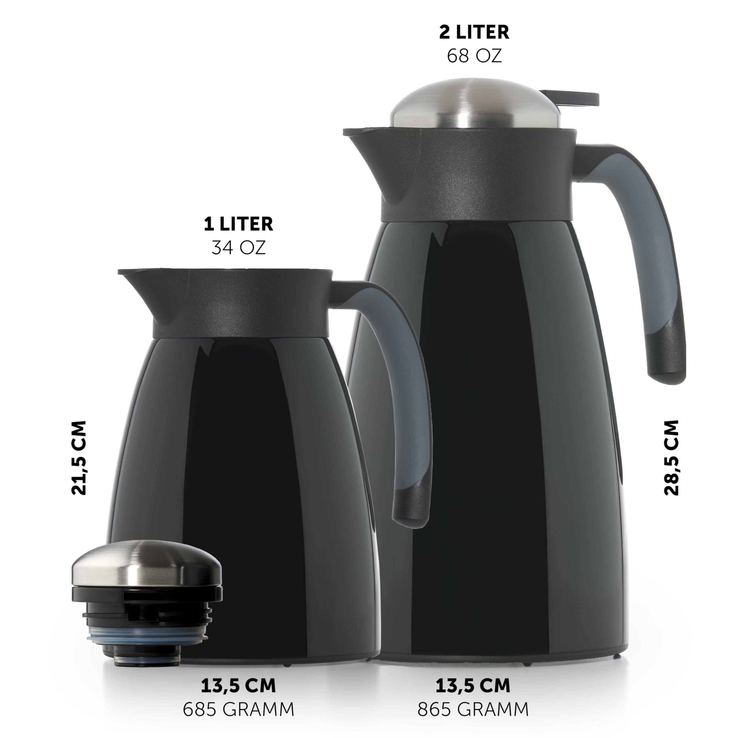 Blumtal BPA-Free Thermos Teapot 1L – Off-White