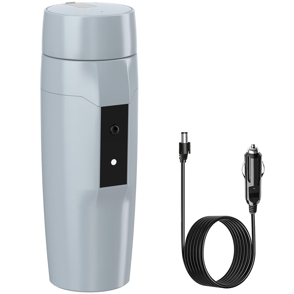 Portable 12V Kettle Boiler Electric Travel Kettle Fast Water Heater – Black