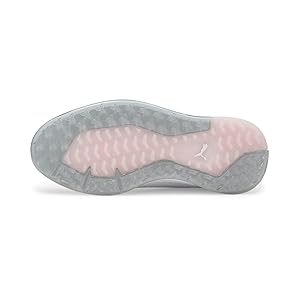 PUMA Women's Proadapt Alphacat WMNS Golf Shoes, Puma White PUMA Silver Pink Lady