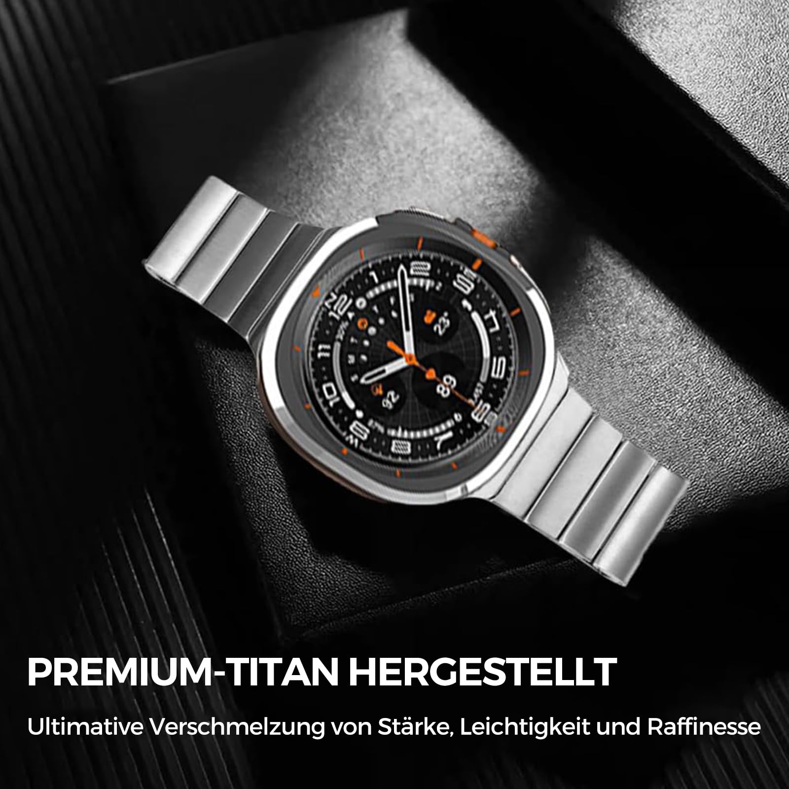 synsing Titanium Bracelet for Galaxy Watch 7 Ultra 47mm – No Gap Design