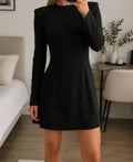 Elegantes Damen Mini-Kleid Schwarz Gr. 40 – NEU mit Etikett
