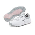 PUMA Women's Proadapt Alphacat WMNS Golf Shoes, Puma White PUMA Silver Pink Lady