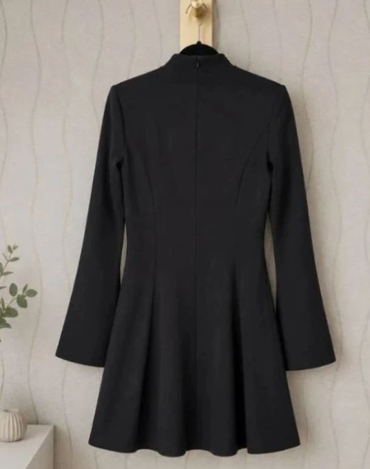 Elegantes Damen Mini-Kleid Schwarz Gr. 40 – NEU mit Etikett