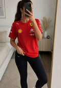 PUMA x Scuderia Ferrari F1 Damen Team Shirt Rot | Official Formula 1 Shirt