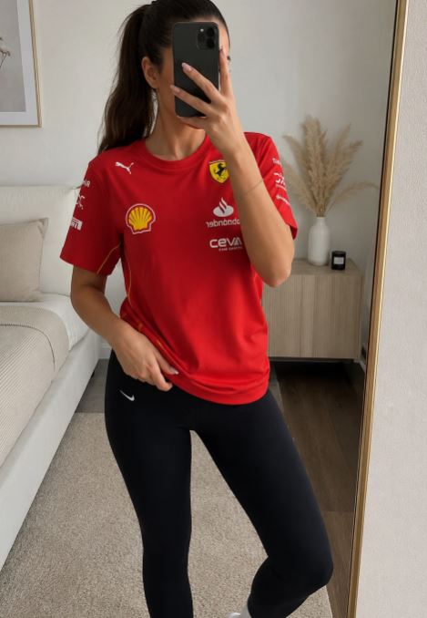 PUMA x Scuderia Ferrari F1 Damen Team Shirt Rot | Official Formula 1 Shirt