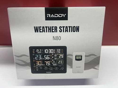 WiFi Weather Station N80 8-inch Screen PM2.5 & AQI UV Index with App