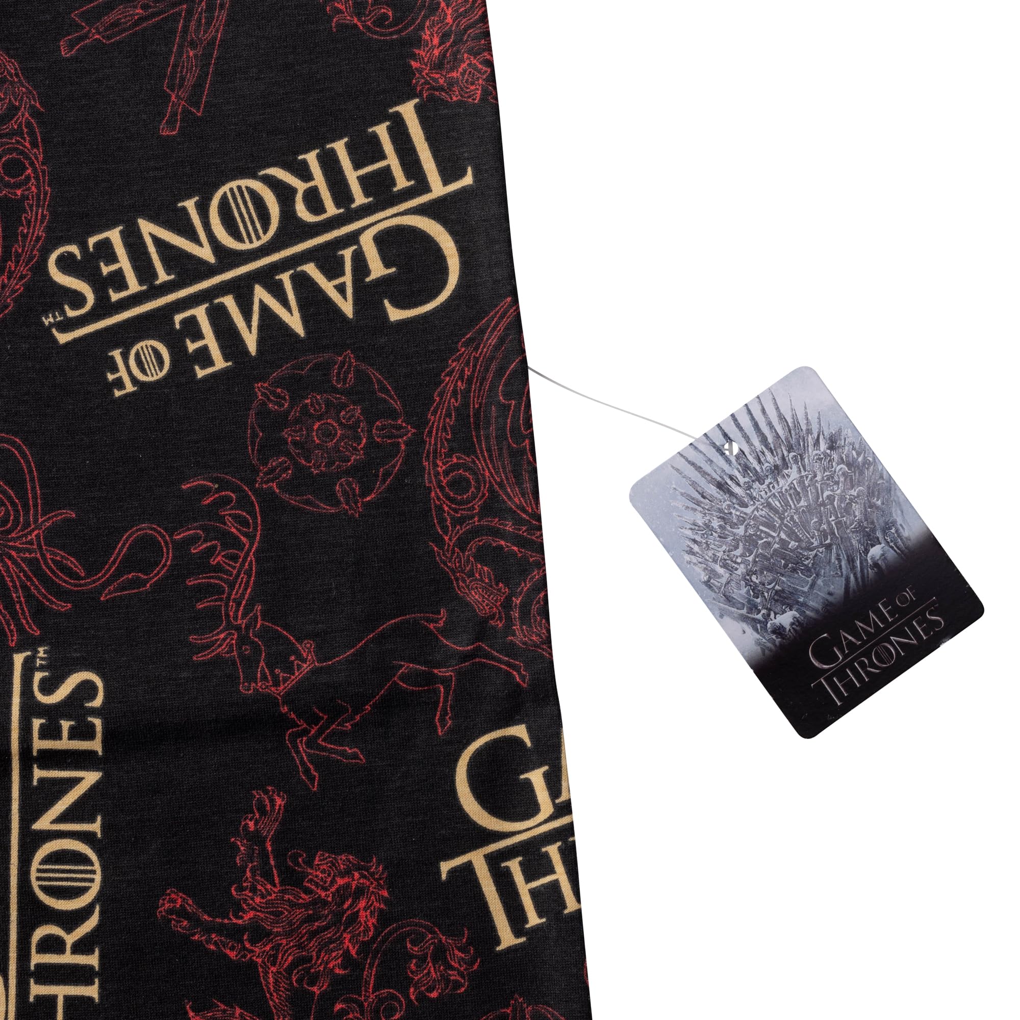 Game of Thrones Men's Cotton Pajama Bottoms – Multi XL