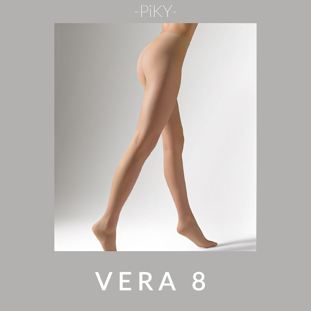 Women’s 8 Denier Sheer Tights 4-Pack Makeup Effect - Skin Tone L