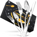 DRAGON RIOT 60-Piece Stainless Steel Cutlery Set for 12 People – Complete Tableware Set