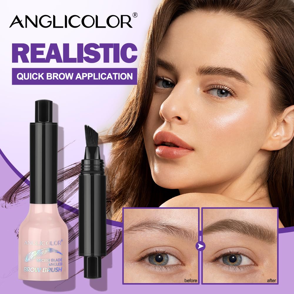 Eyebrow Pencil Microblading Hair-stroke Long-lasting with Angled Brush – Shade 05