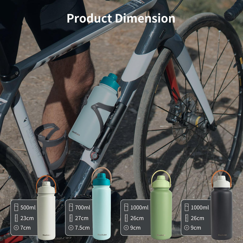 Stainless Steel Water Bottle 1000ml Insulated Leak-Proof BPA-Free – 1000ml Stainless