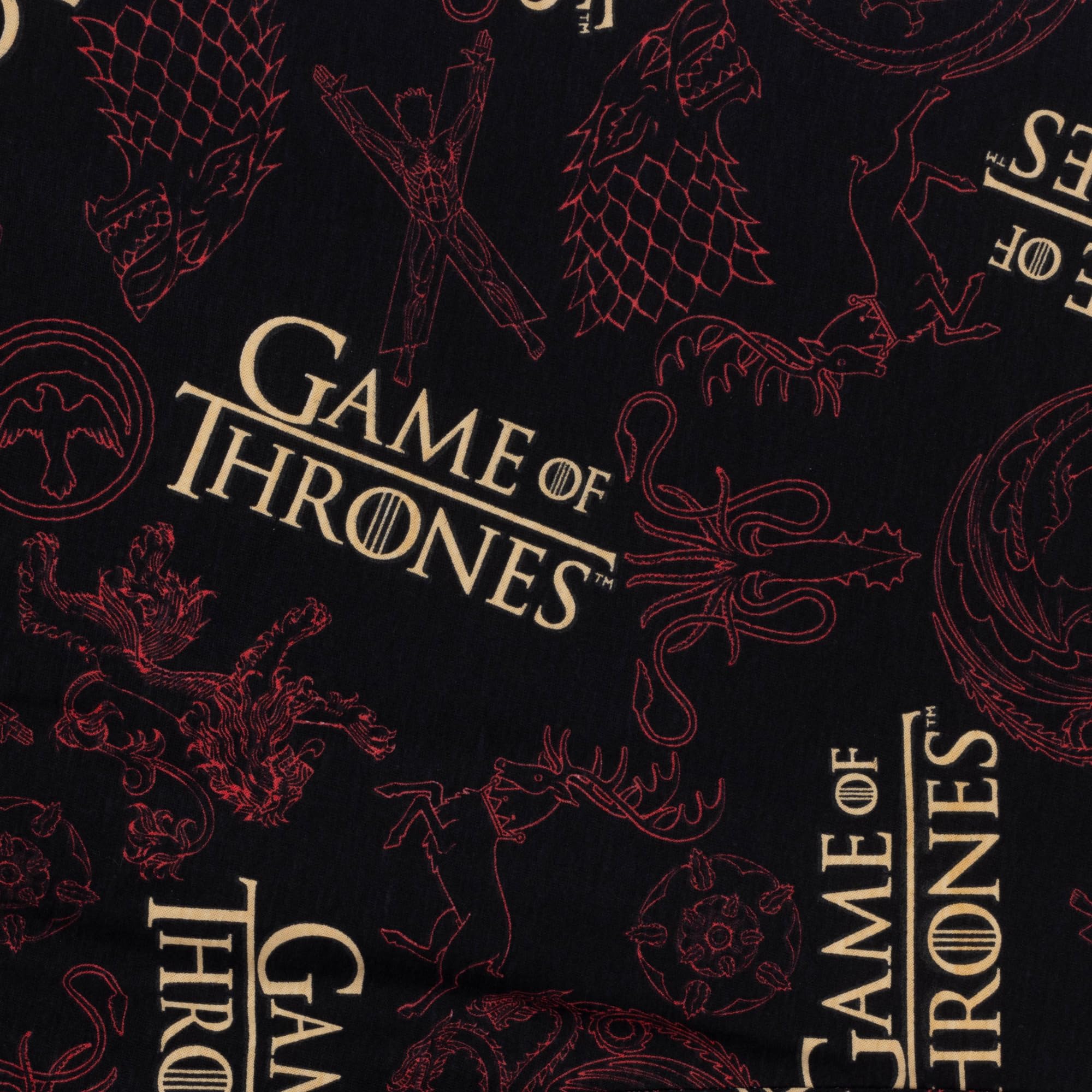 Game of Thrones Men's Cotton Pajama Bottoms – Multi XL