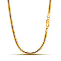 Snake Chain Necklace 3mm Sterling 925 Round Link Serpentine 19in – Silver 3mm