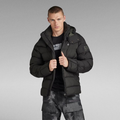 G-Star RAW G- Whistler Padded Hooded Jacket Dark Black - XXL