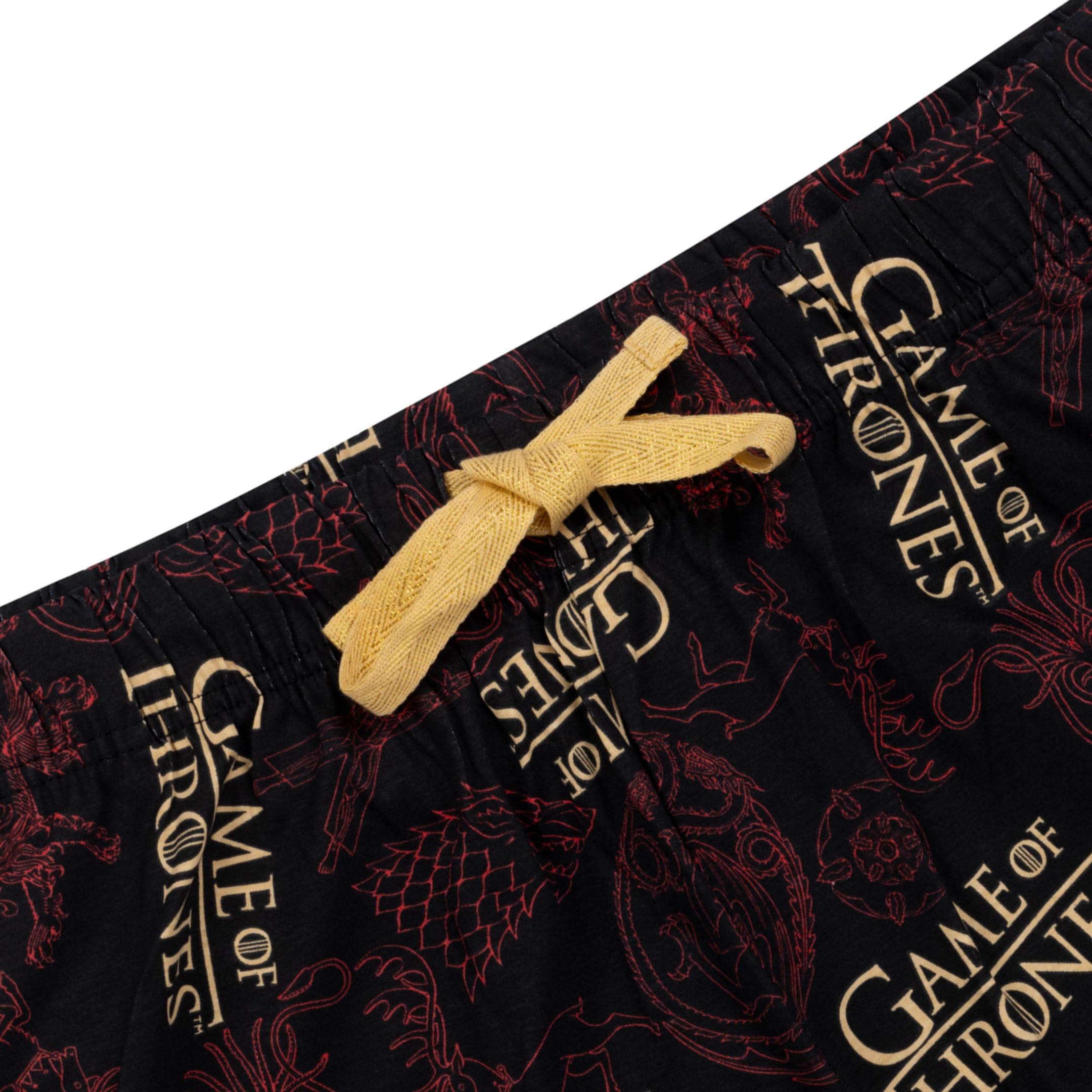 Game of Thrones Men's Cotton Pajama Bottoms – Multi XL