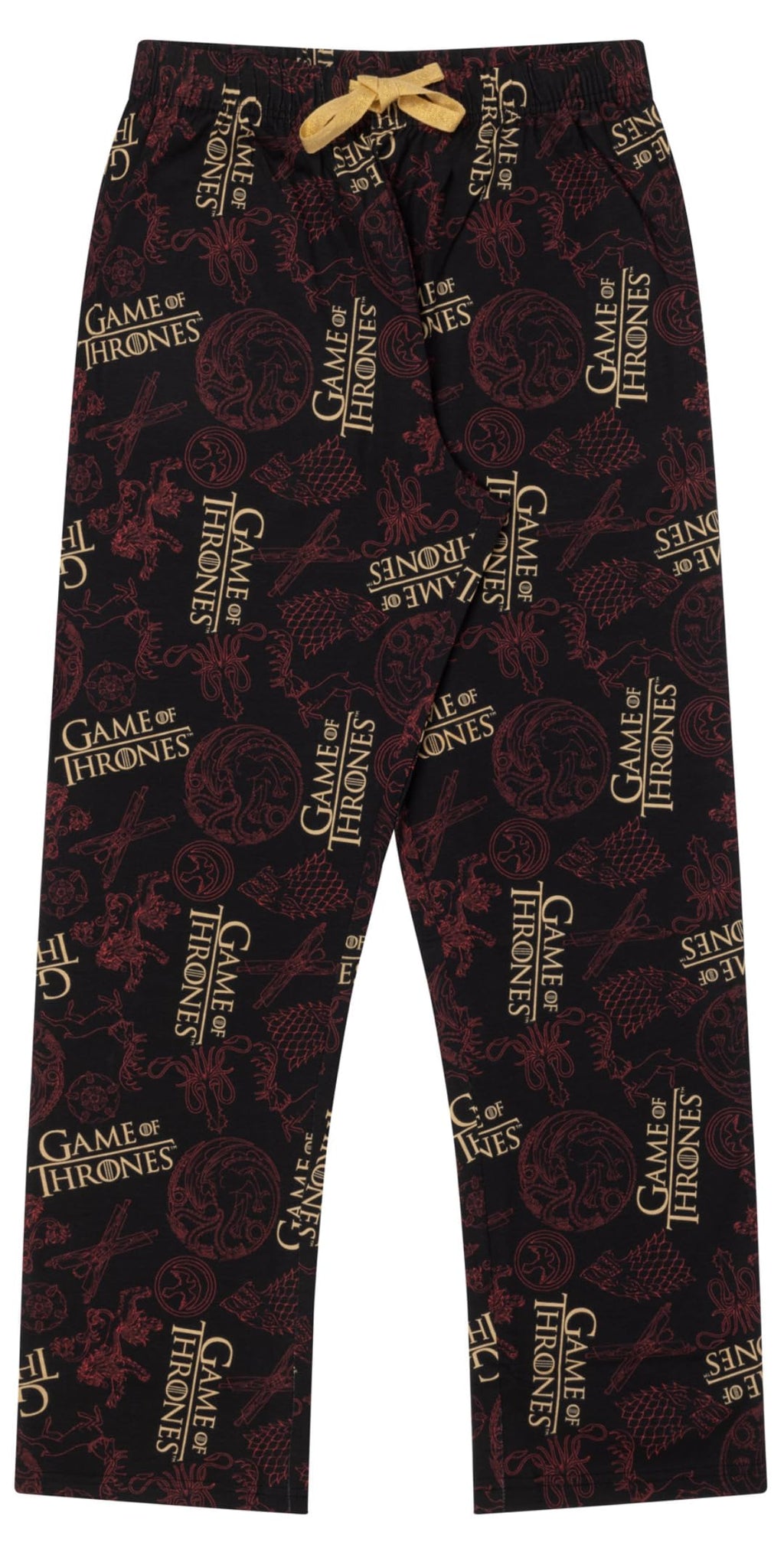 Game of Thrones Men's Cotton Pajama Bottoms – Multi XL