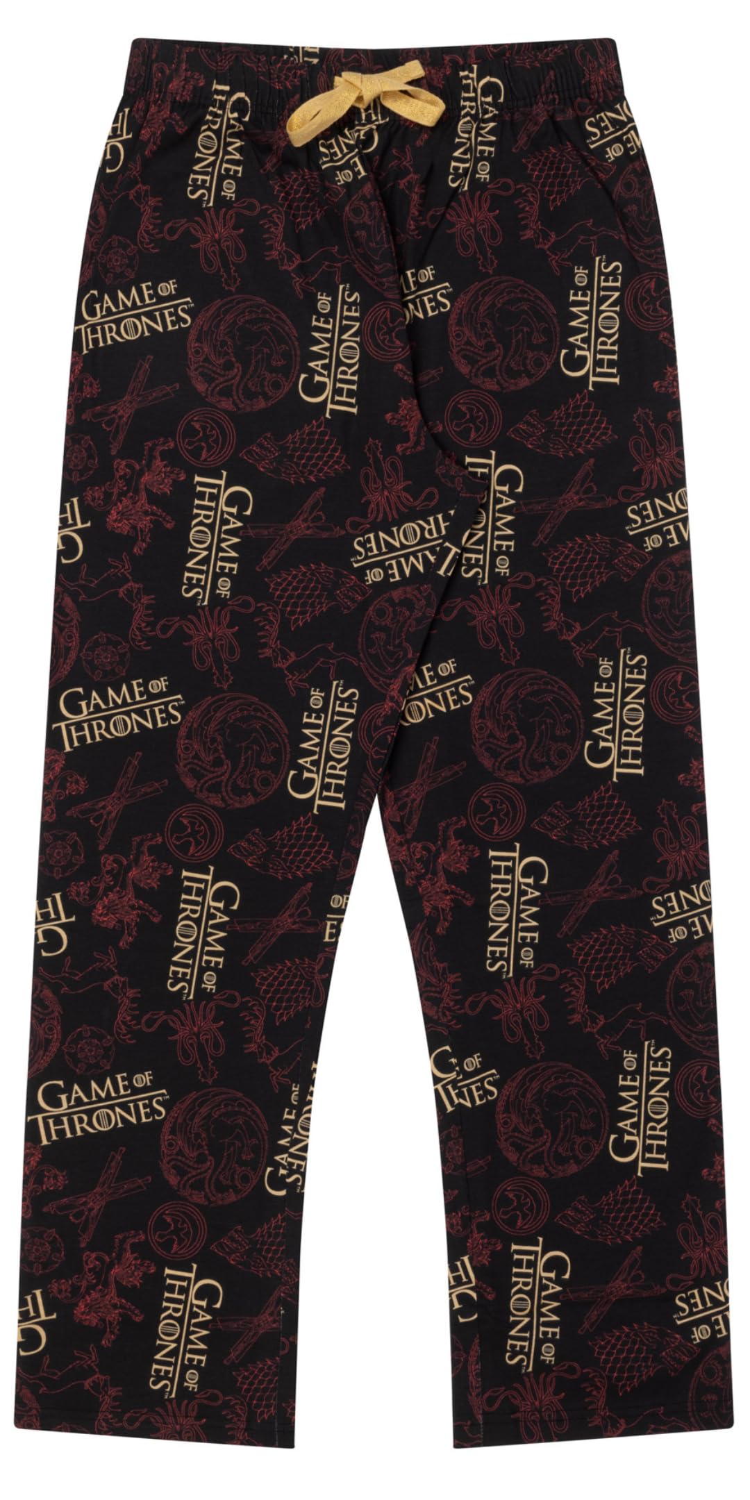 Game of Thrones Men's Cotton Pajama Bottoms – Multi XL