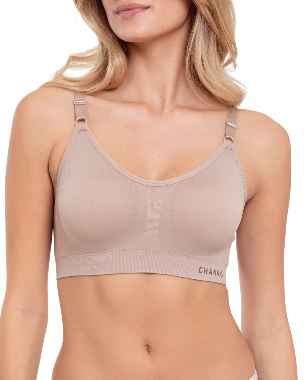 Channo Women's Nylon Wireless Sports Bra: Seamless Padded Bra with Removable Pads – For Fitness & Everyday Wear – Pack of 3, Basic, L/XL