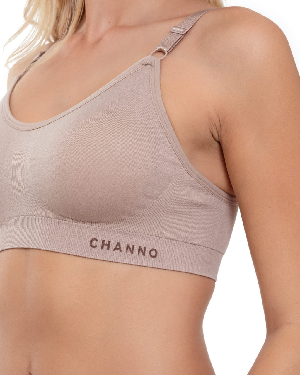 Channo Women's Nylon Wireless Sports Bra: Seamless Padded Bra with Removable Pads – For Fitness & Everyday Wear – Pack of 3, Basic, L/XL