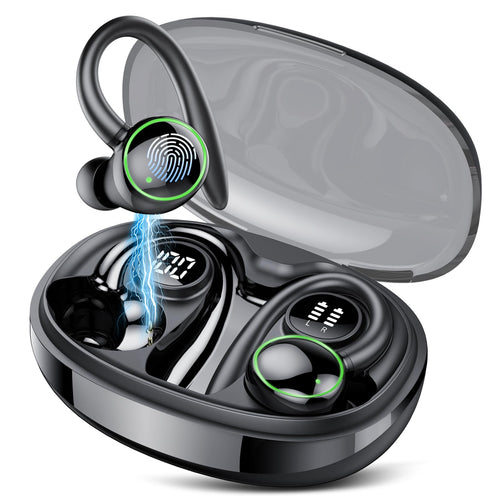 AI Headphones Translator 3-in-1 Bluetooth 5.4 Real-Time Voice Translation – Deep Black