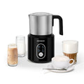 Electric Milk Frother 4-in-1 500ml Hot & Cold Stainless Steel – Silver