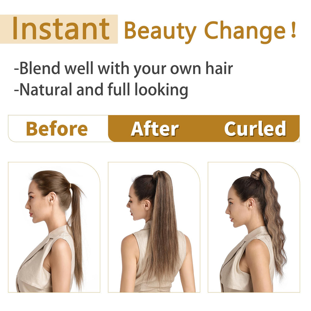 Clip-in Remy Hair Ponytail Braid Real Human Hair Extension – One Size