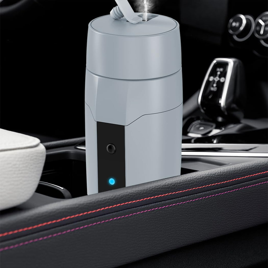Portable 12V Kettle Boiler Electric Travel Kettle Fast Water Heater – Black