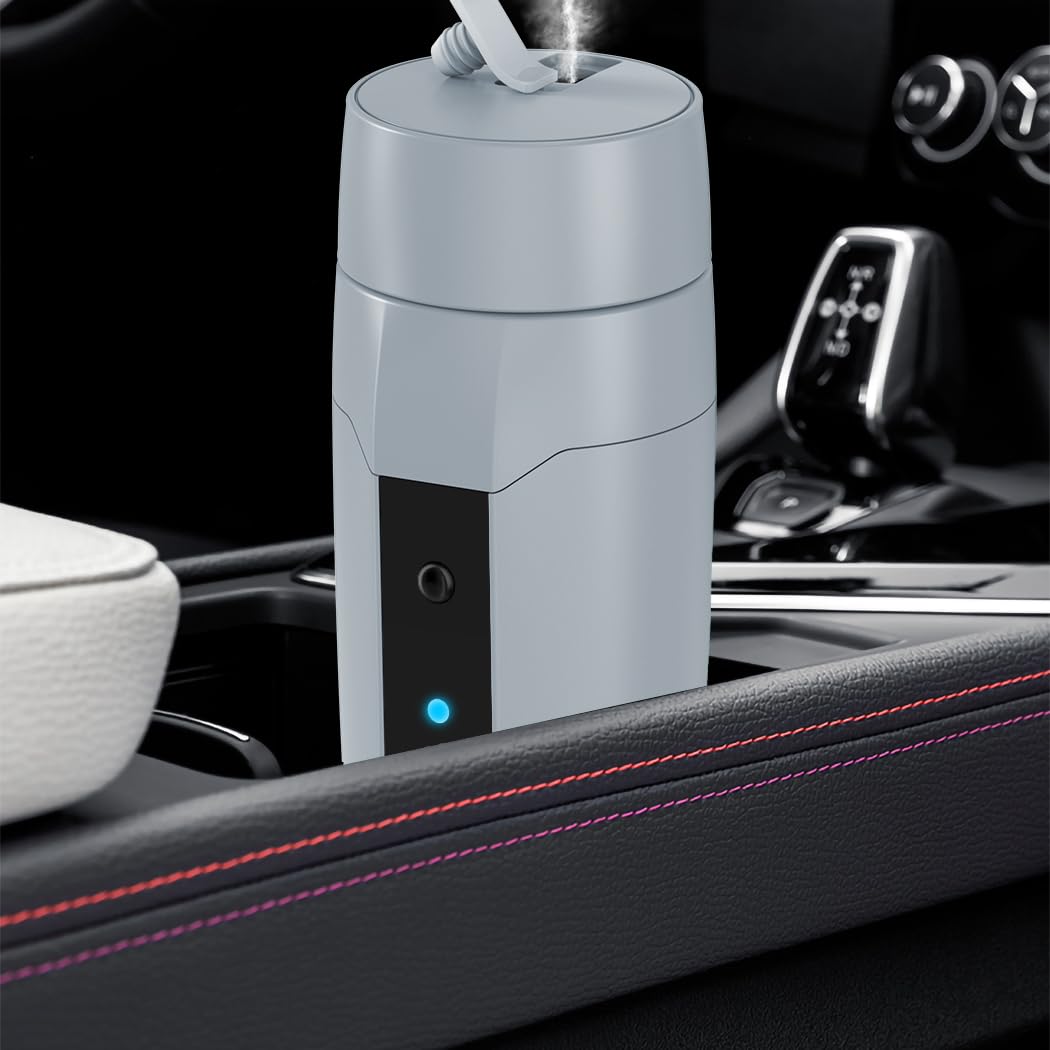 Portable 12V Kettle Boiler Electric Travel Kettle Fast Water Heater – Black